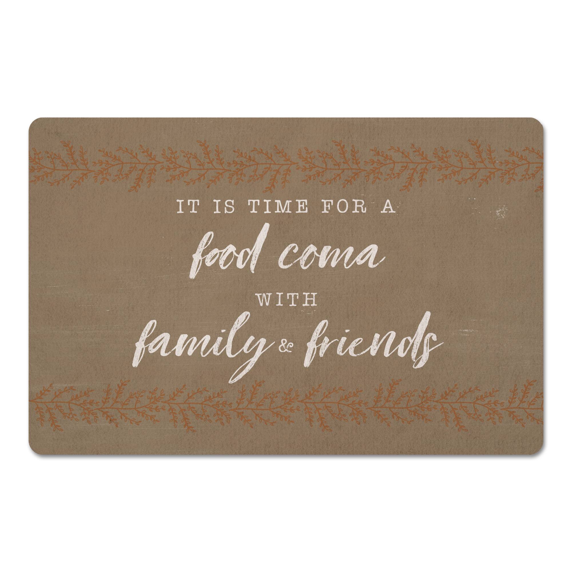Food Coma Time Floor Mat